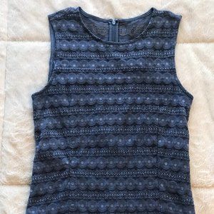 Ann Taylor Light Blue Fitted Top